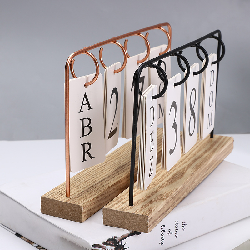 Nordic ins desktop decoration calendar ornaments, simple hydroponic office handicrafts factory direct supply pic 7