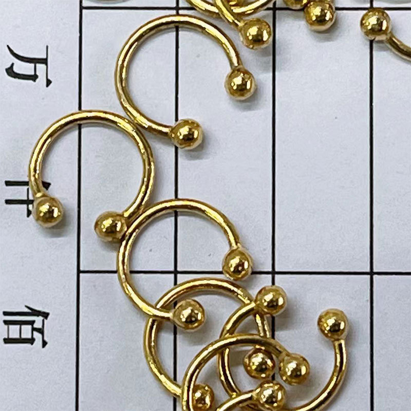 Cross-border best-selling ear bone clips, ear clips, ear studs, earrings, invisible clip rings, no ear holes, diy handcrafted material copper accessories pic 3