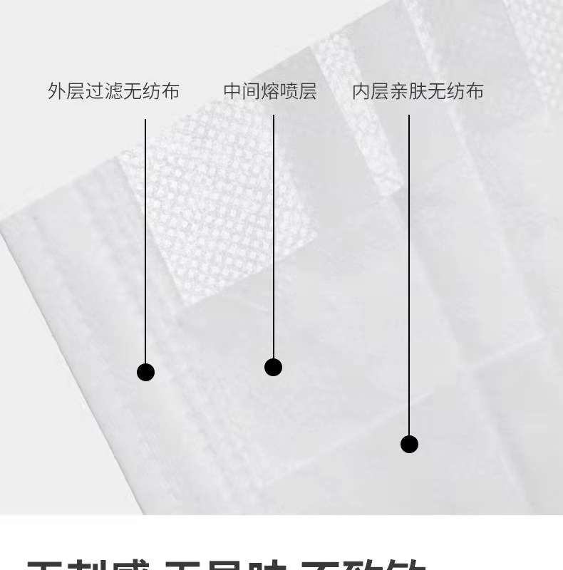 高颜值克莱因蓝一次性口罩防护潮款平面成人印花口罩独立包装批发详情13