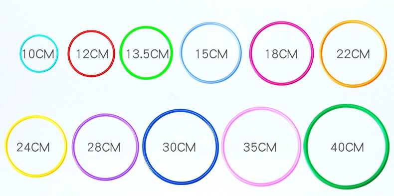 厂家直销加粗地摊夜市套圈 投掷塑料圈圈环扔的圈儿童玩具现货批发实心详情19