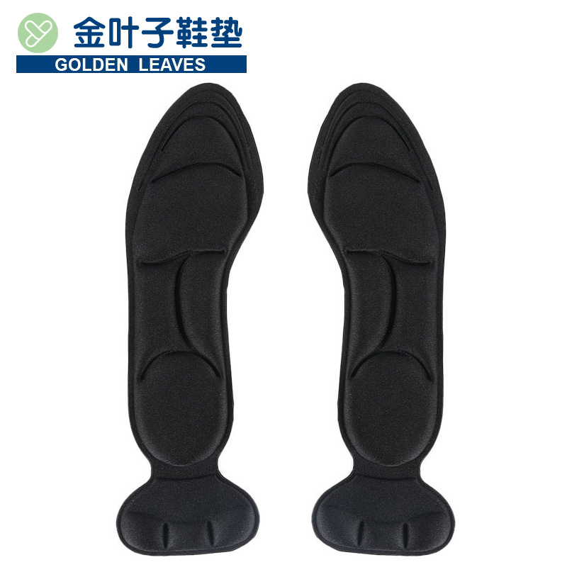 Factory wholesale, customizable 4D and 5D one-piece sponge massage high heel pads, front and back fit integrated insoles for women pic 3