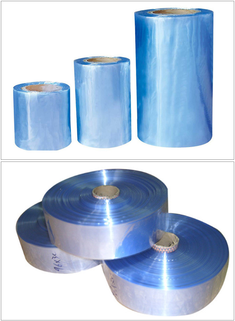 Wholesale pvc heat shrink film, blue transparent pvc heat shrink film, cosmetic box packaging plastic sealing film from the manufacturer pic 20