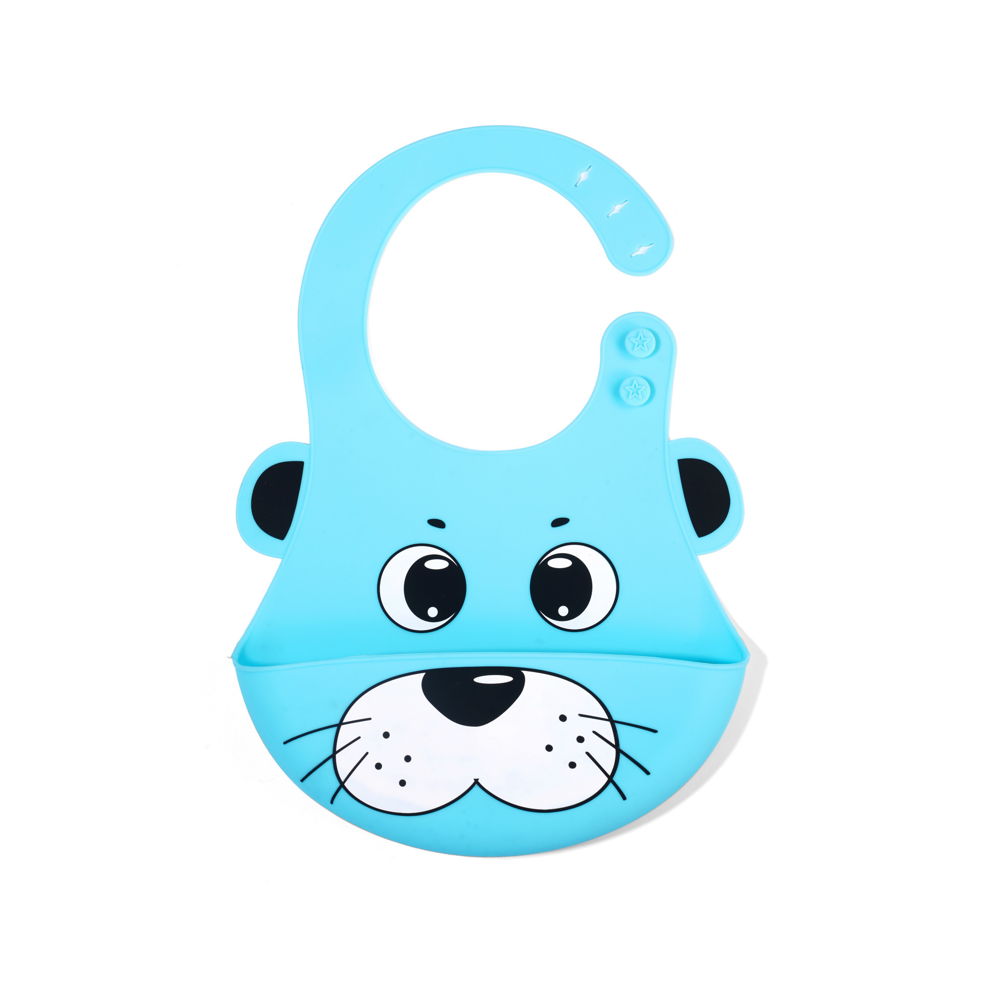 Foshan Source Factory customizes food-grade baby silicone bibs, saliva wipes and creative cartoon baby food bags pic 7
