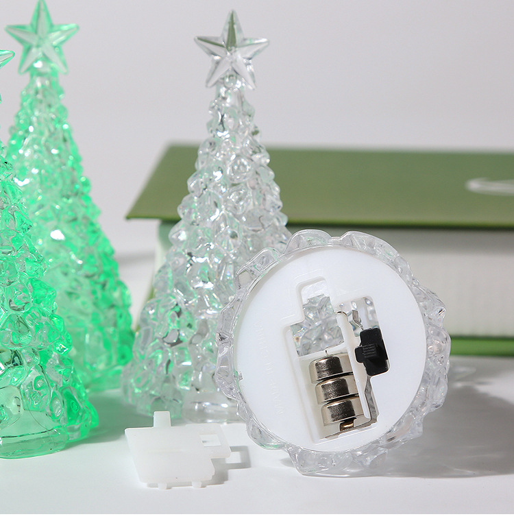 Cross-border Christmas decorations, Christmas trees, Christmas Eve gifts, led candle lights, table ornaments, crystal night lights pic 10