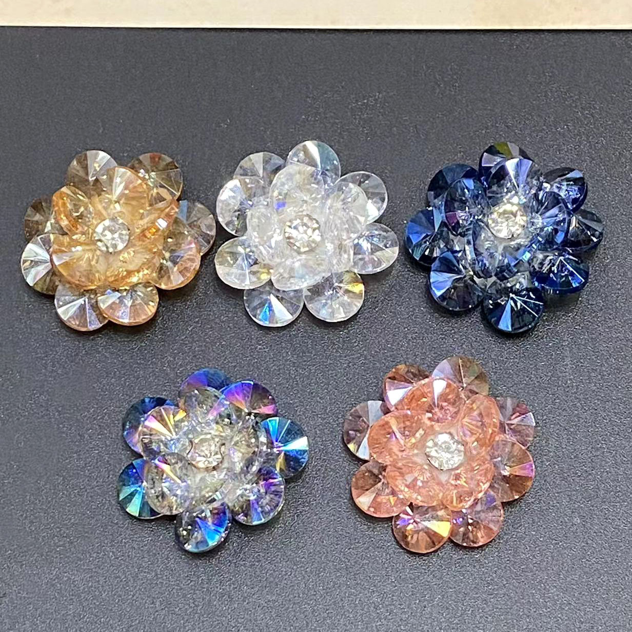 水晶手工花发饰配件鞋子帽子服饰辅料配件发箍发夹配件  厂家直批详情5