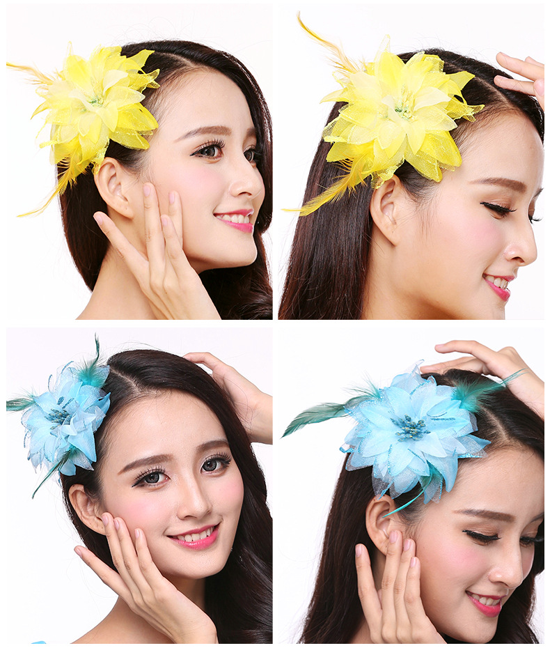 肚皮舞蹈宝石头链发卡发夹印度舞蹈表演出配饰品头箍首饰头饰发箍详情37