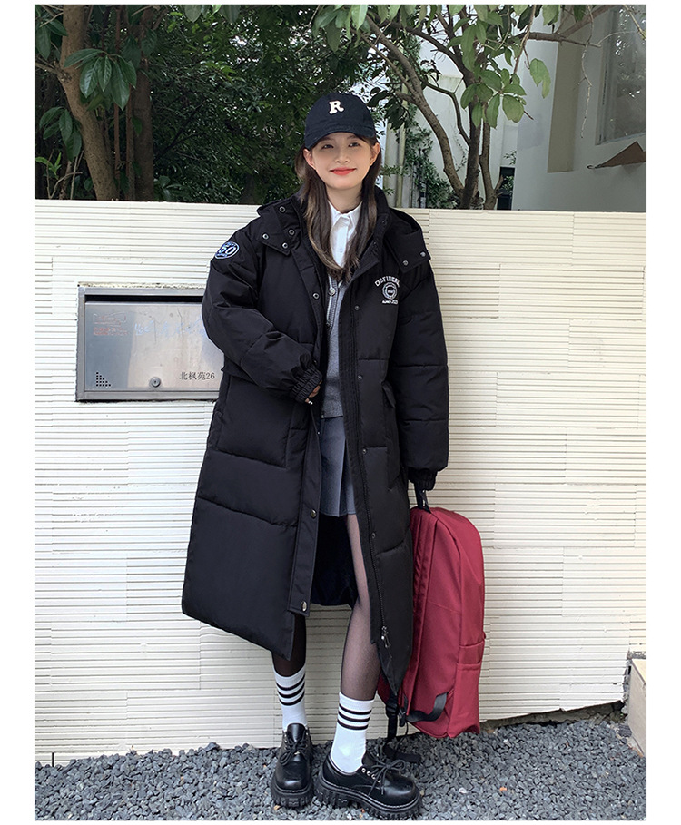 宽松羽绒棉服女2023冬新款韩版面包服中长款遮肉显瘦时尚棉袄外套详情27