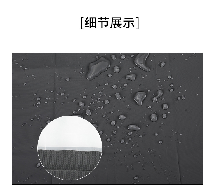 Bath curtain 180*180 solid color thickened three-piece bath curtain, bathroom curtain peva semi-transparent bath waterproof bathroom shower curtain pic 4