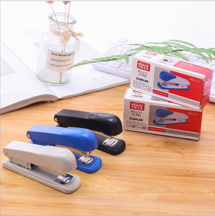 Creative mini transparent stapler, small portable student stapler, wholesale office supplies, stationery set pic 18