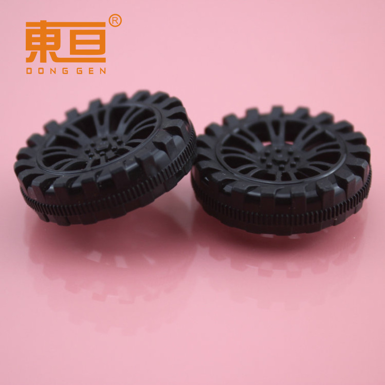 HB302AH negro áspero off road plastic wheel accesorios de juguete de ruedas de plástico dentro de ocho soportes más fuertes pic 8