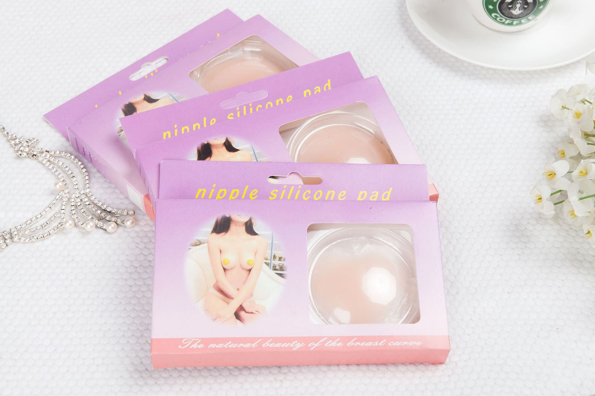 Silicone gel stickers, anti-bump stickers, chest stickers, swimming invisible areola stickers, factory direct sales and wholesale pic 1