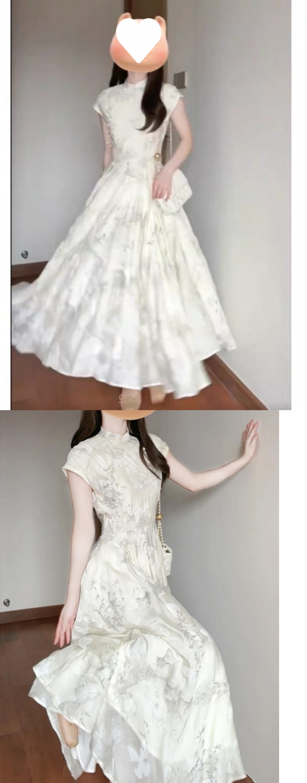 A new Chinese-style cheongsam dress that covers the belly and makes one look slimmer, a high-end and exquisite summer dress for women pic 14