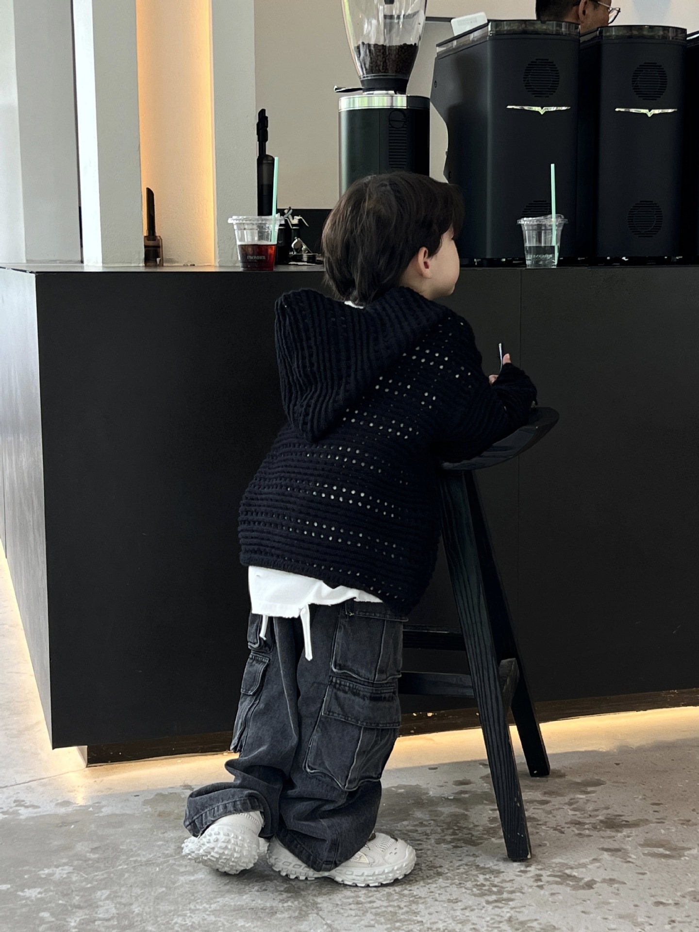 泰如2023秋季新款儿童时髦工装牛仔裤男童韩版洋气休闲裤宝宝长裤详情4