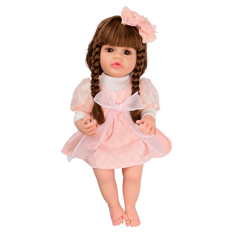 仿真娃娃工厂直销跨境新款60cm仿真婴儿重生娃娃全软胶洋娃娃玩偶详情20