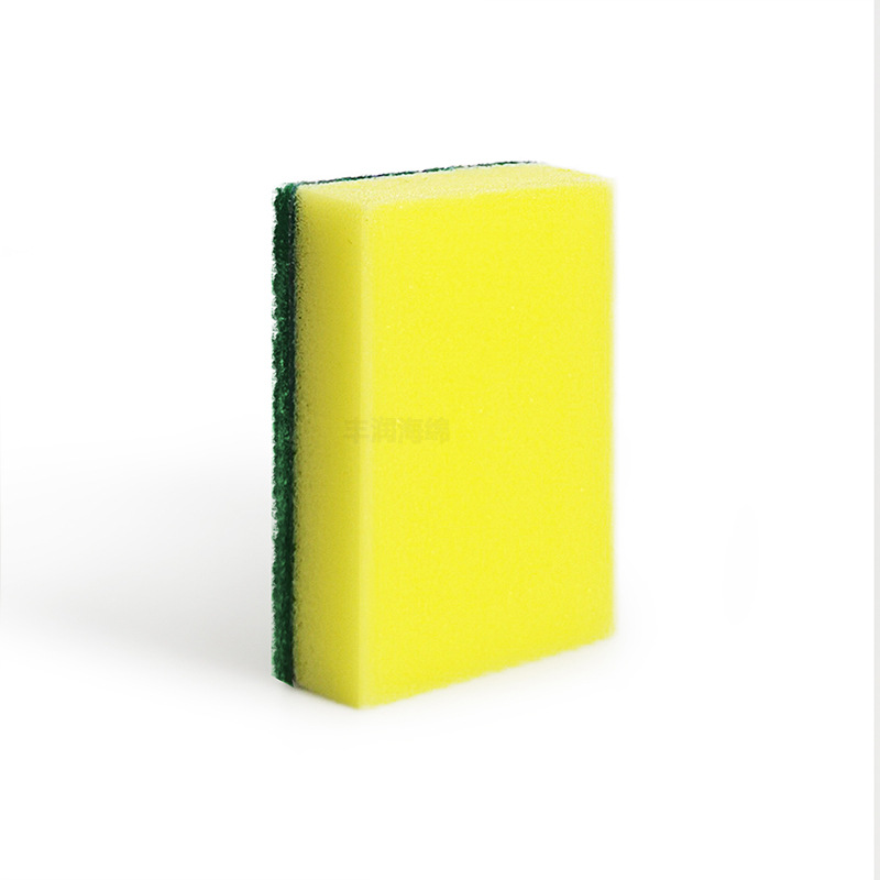 工厂定制各款式洗碗海绵清洁擦 海绵百洁布海绵擦 厨房清洁海绵块详情16