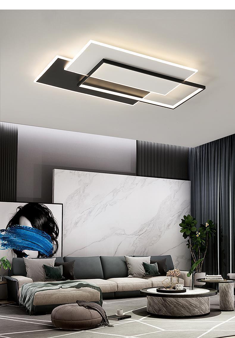 客厅吸顶灯2023年新款全光谱中山灯具现代简约创意极简全屋套餐详情21