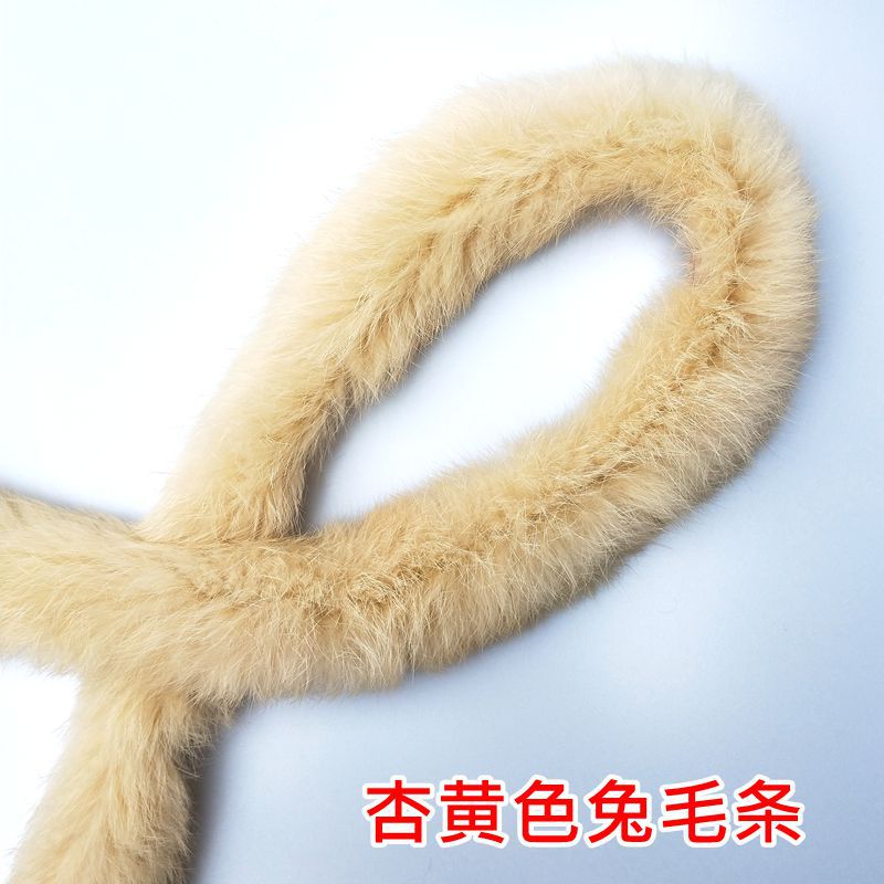 Wholesale of rabbit fur, wool strips, wool edge strips, sandwich strips, lace, winter fur, wool edge Hanfu, capes and other fur clothing accessories pic 17