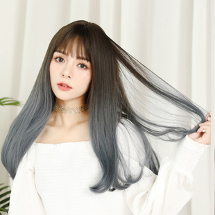 Wig wig, real human hair, natural and cute collarbone hair, Bob hairstyle, medium and long hair, wig head cover manufacturer wholesale pic 10