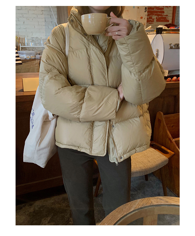 TG90% White duck down thickened down jacket for Women 2021 Winter New stand-up Collar Coat 15580(same style as 13519) pic 30