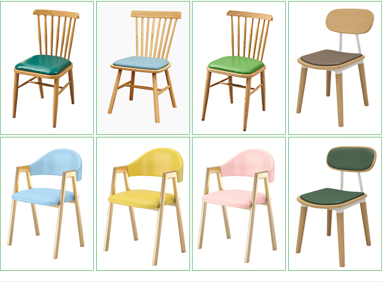 西餐厅轻奢铁艺餐椅甜品店奶茶店桌椅咖啡厅实木椅子卡座沙发桌椅详情16