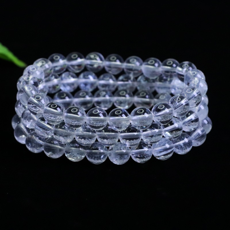 Aiyu Natural 3A White Crystal Bracelet White Asei White Ghost Semi-finished Product Handmade Loose Beads Wholesale AY5031905 pic 11