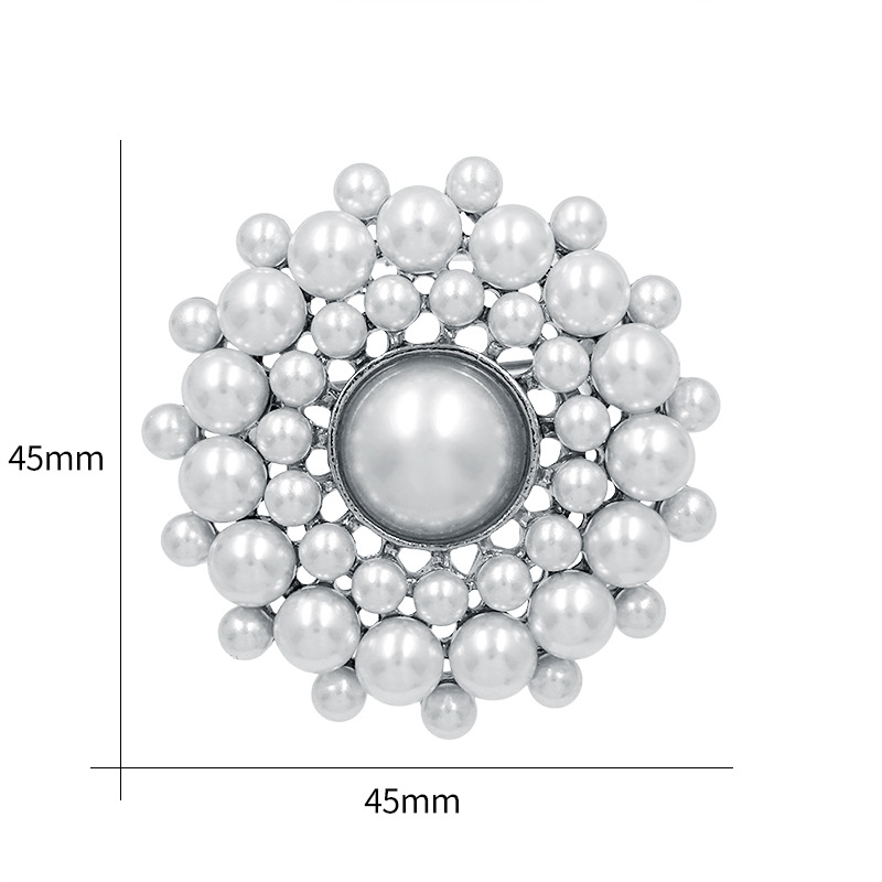 新款胸针奢华大气八芒星胸花别针韩国复古勋章衣小香风配饰详情14