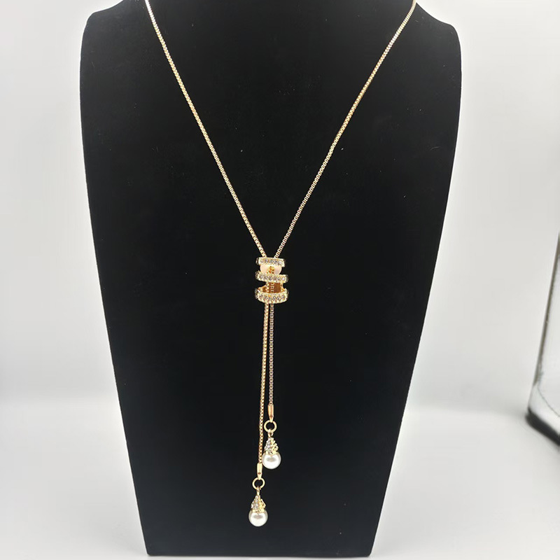 高级感百搭珍珠长款项链2025年新款爆款轻奢气质时尚项链吊坠详情2