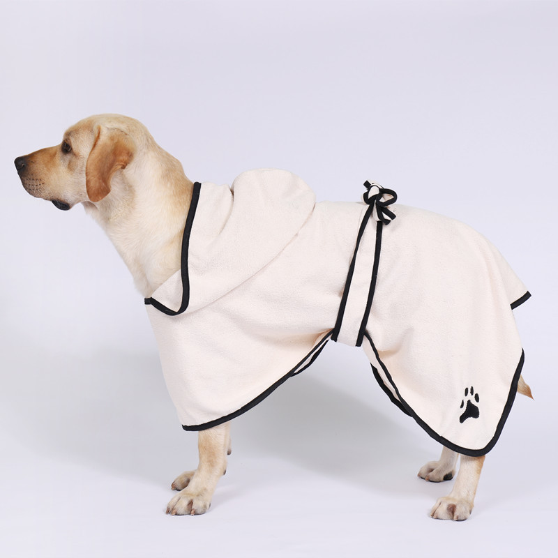 Pet bathrobes, highly absorbent dog towels, high-quality, soft and comfortable super fiber cat bath towels pic 14
