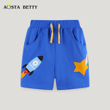 欧美风针织男童短裤24夏季新品童装裤子卡通绣花儿童运动短裤混批详情29