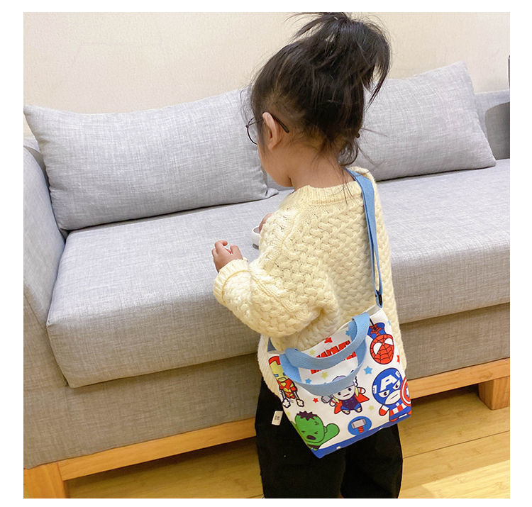卡通帆布休闲斜挎背包儿童手提袋 库洛米双子星可爱单肩包包包详情19