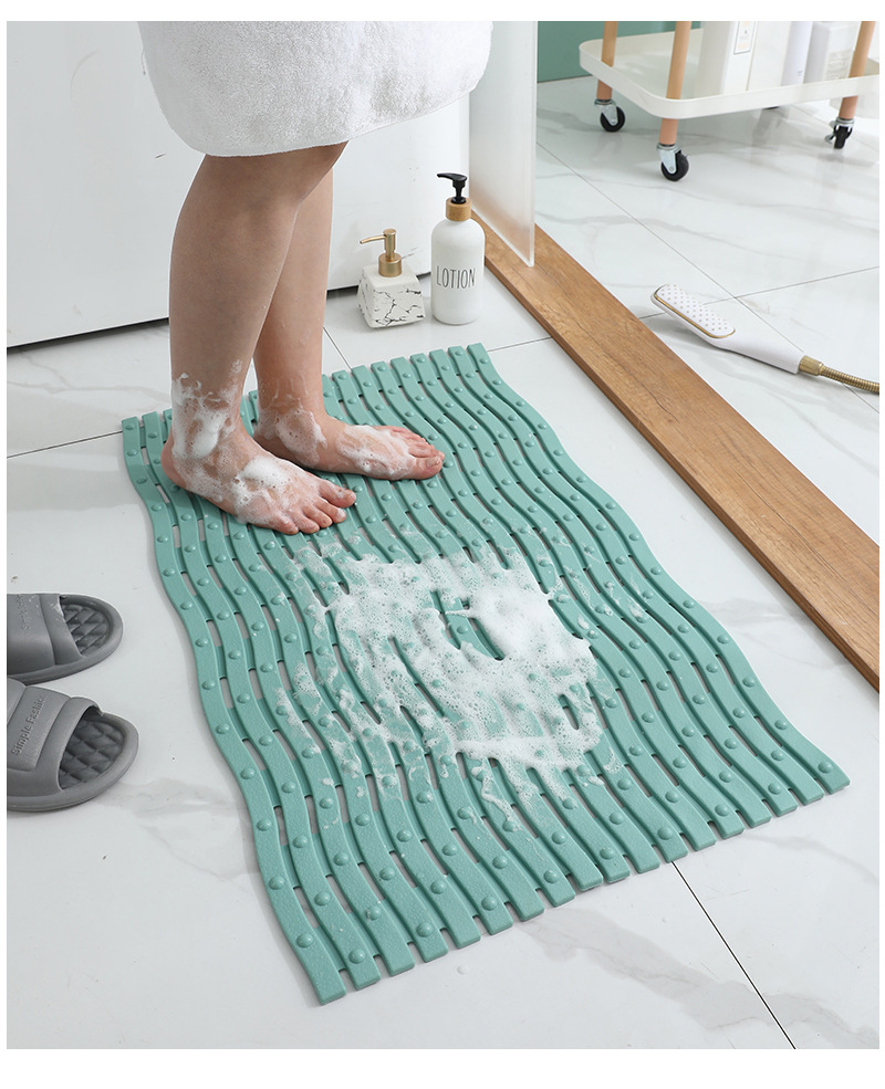 浴室防滑垫现代简约异形塑料脚垫卫生间pvc地垫老人孕妇按摩脚垫详情9