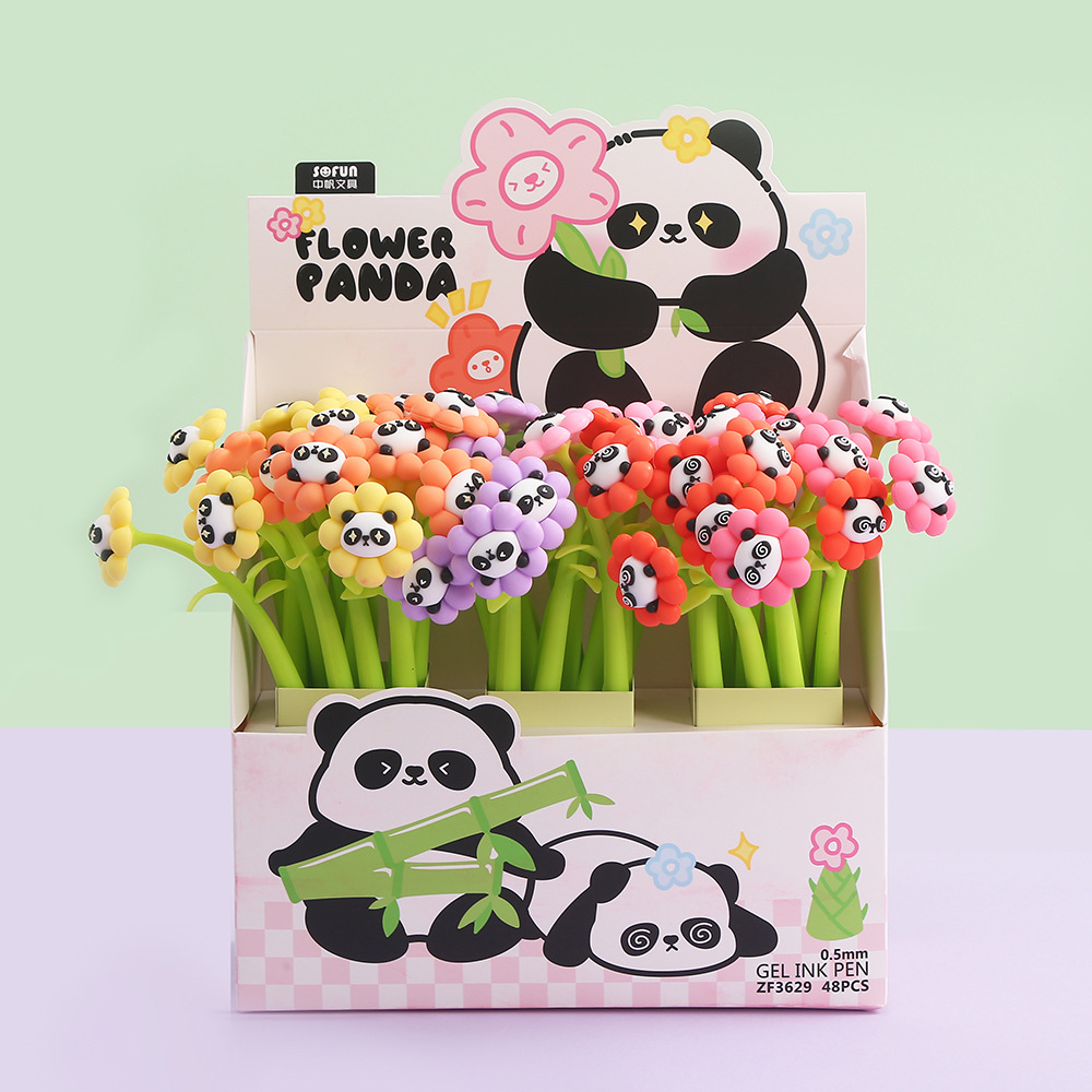 Shake Silicone Panda Gel Pen pic 1