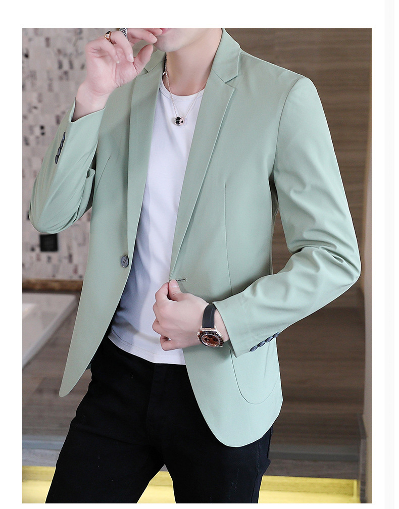 Primavera/otoño 2022 nuevos trajes casuales para hombre versión coreana trajes para hombre trajes para hombre chaquetas de alta gama para hombre pic 14