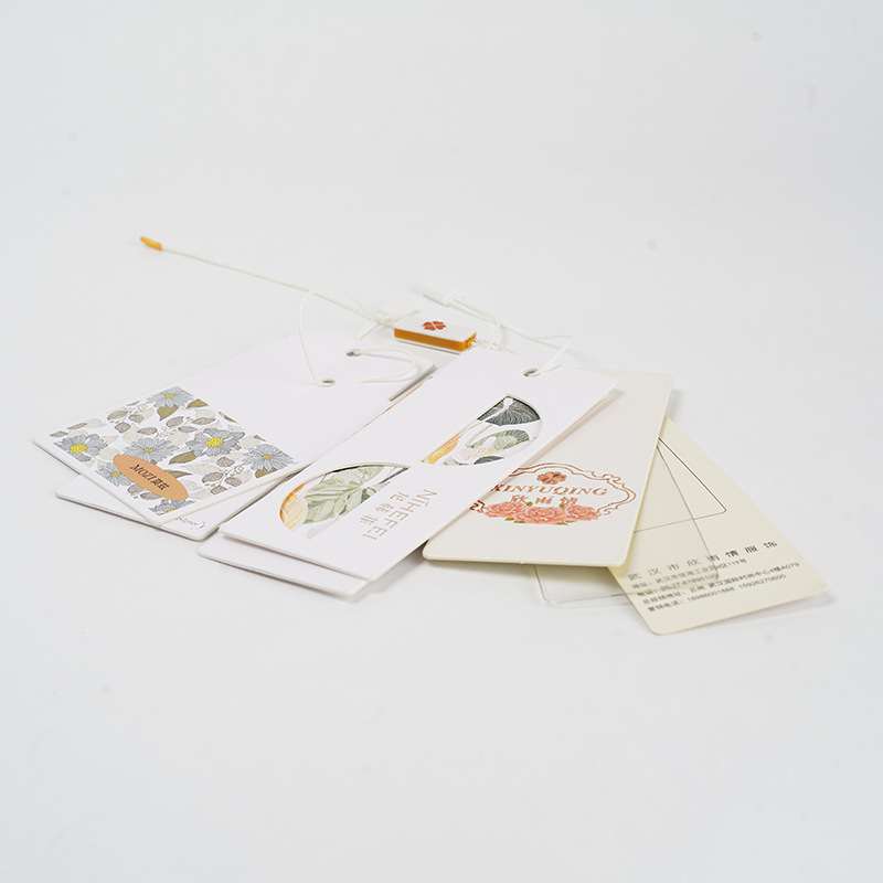 空白吊牌服装饰品吊牌 价格商标挂绳吊卡牛皮纸小卡片吊牌定制详情9
