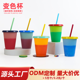 Factory direct supply coffee ceramic cups, color-changing mugs, Japanese-style cartoon personalized large-capacity ceramic color-changing cups pic 24