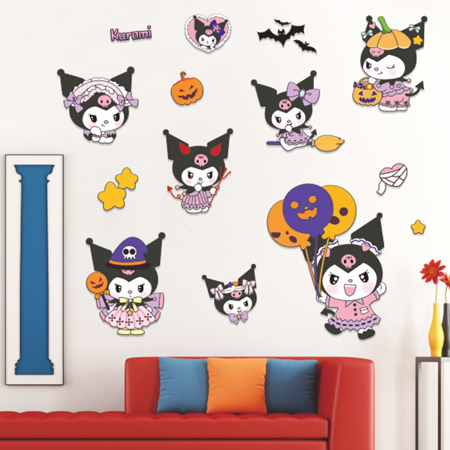 2024新款3D立体卧室客厅玻璃瓷砖装饰贴纸PVC卡通创意层层贴详情13