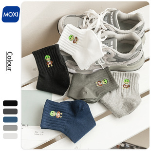 棉袜防臭运动袜秋冬诸暨男士纯棉 袜子短筒 男袜袜子男批发全棉男详情10