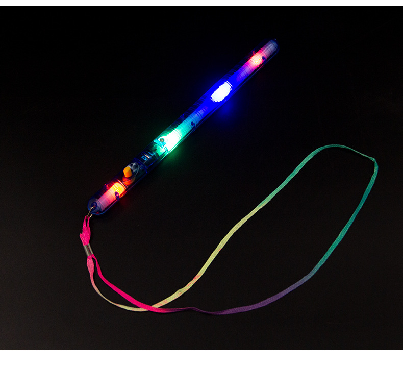七彩荧光棒 大号透明闪光棒 七彩荧光棒水波棒 带绳棒子 演唱会地详情15
