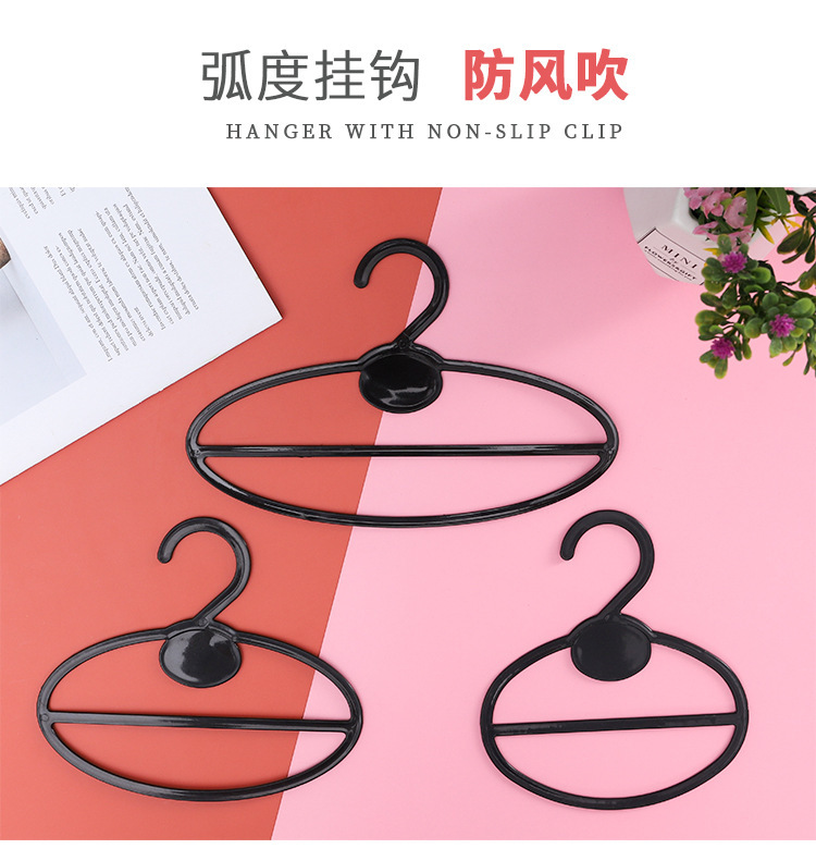 Factory direct sales of scarf racks, plastic hanging silk scarf display racks, rotating hanging clothes hangers, multi-functional display racks for supermarkets pic 8