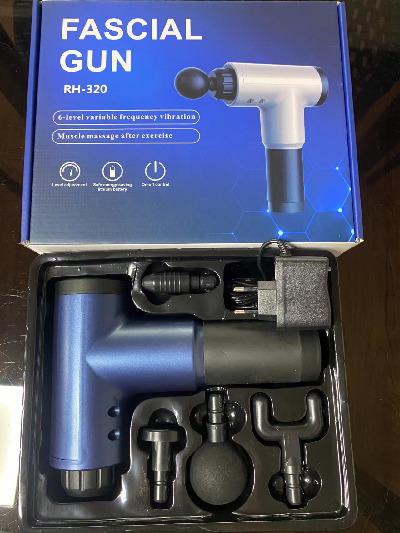 Cross-border electric massage gun, muscle relaxer, impact gun, portable vibrating fascia gun, electric massage fascia gun pic 9