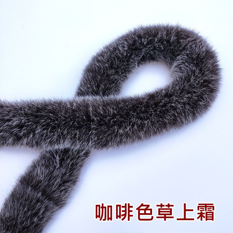 Wholesale of rabbit fur, wool strips, wool edge strips, sandwich strips, lace, winter fur, wool edge Hanfu, capes and other fur clothing accessories pic 26