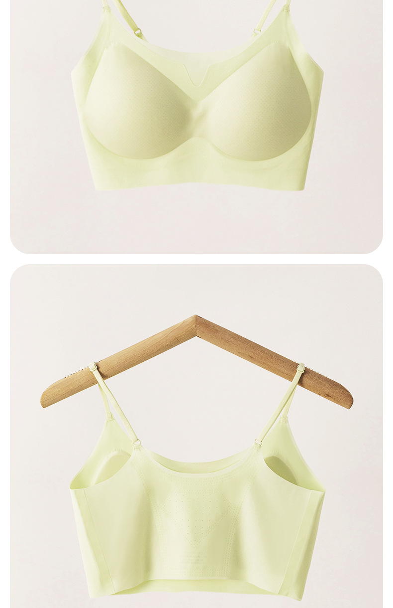 女士文胸春夏薄款软支撑内衣小胸聚拢无钢圈透气背心运动胸罩详情14
