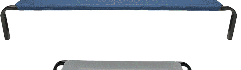 Pet camp bed, dog cool bed, iron frame mesh suspended bed, moisture-proof, breathable and sturdy bed pic 16