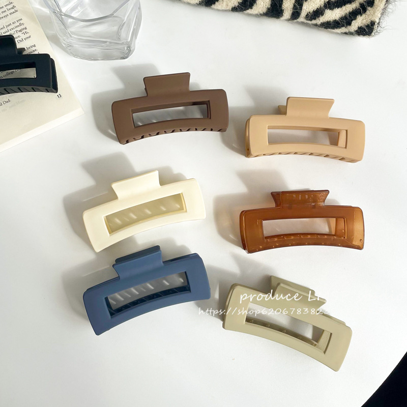 13CM curly hair clip, large hair volume, Korean-style ponytail hair accessory, high-end shark clip wholesale in Yiwu pic 26