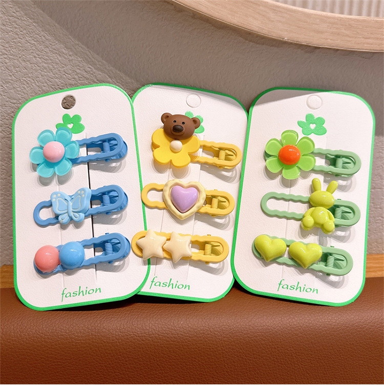 星黛露儿童发饰女童卡通碎发夹可爱刘海夹发卡女孩夹子后脑勺头饰详情8