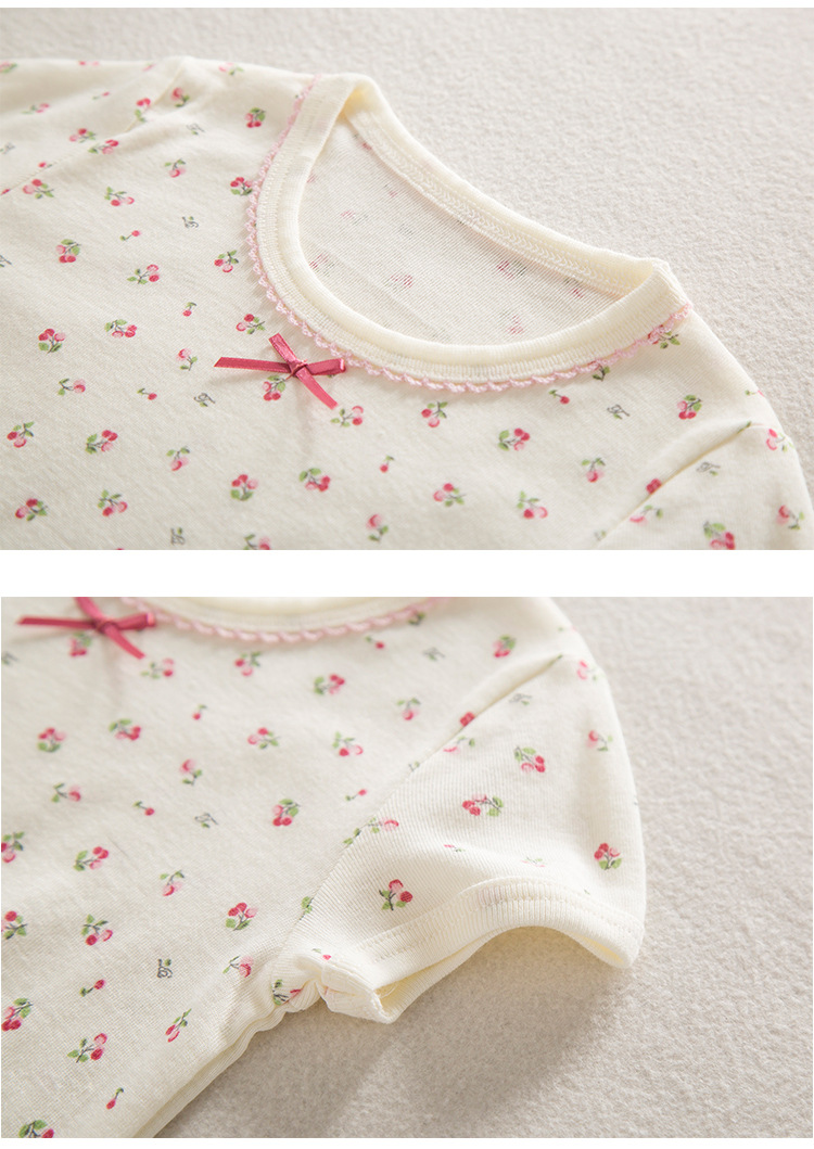 夏季女童T恤儿童短袖打底衫女宝宝上衣婴儿半袖t纯棉圆领吸汗详情13