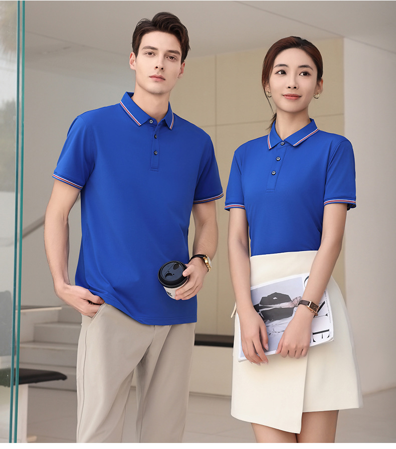 夏薄款速干翻领polo衫定制文化广告衫 团队短袖工作版服印字绣图详情19