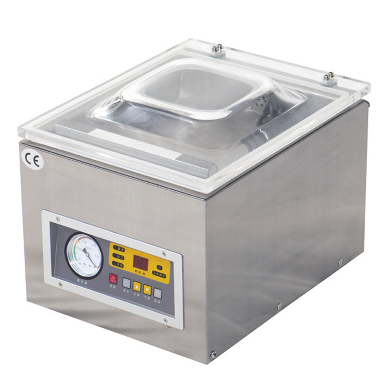 Factory direct supply of fully automatic vacuum packaging machine 260 desktop vacuum sealing machine 500 vertical single-chamber vacuum machine pic 6