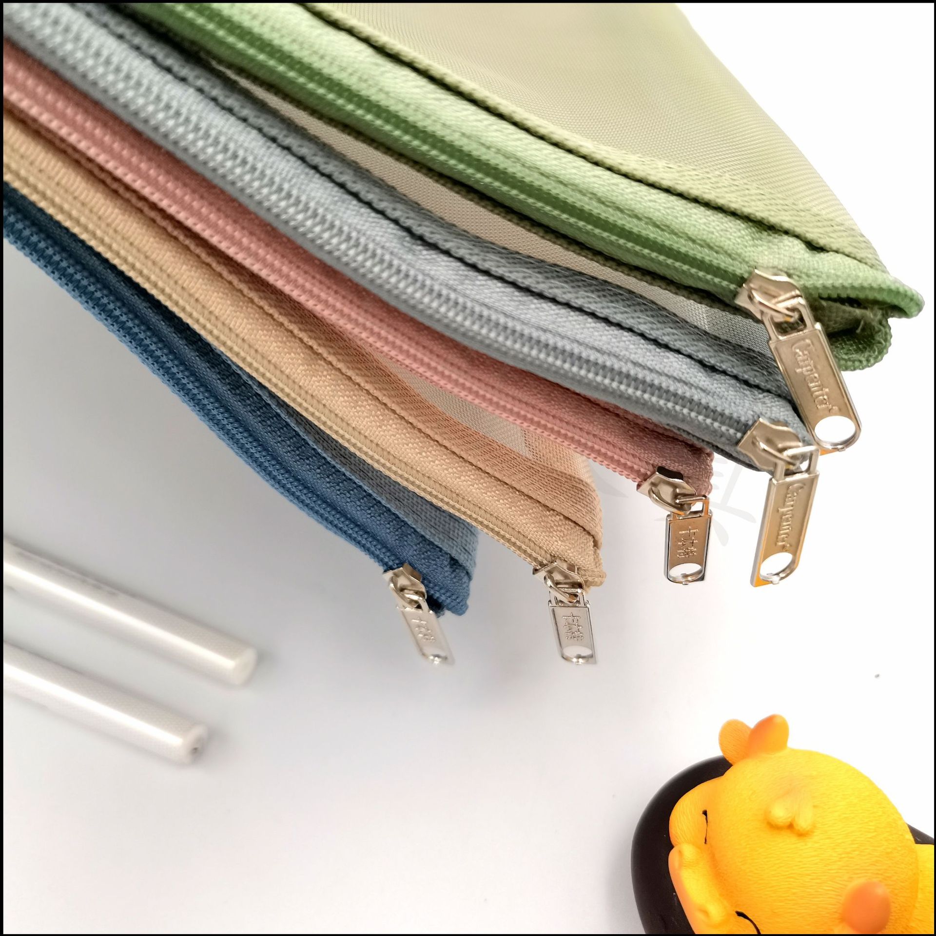 A4 zipper bags, office document bags, file bags, factory direct sales, student test paper bags, blue ticket storage bags, net bags pic 6