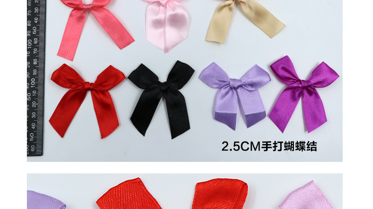Professional hand-knitted ribbon bows, handcrafted bows, and butterfly flowers can be customized according to samples. Factory direct sales pic 12